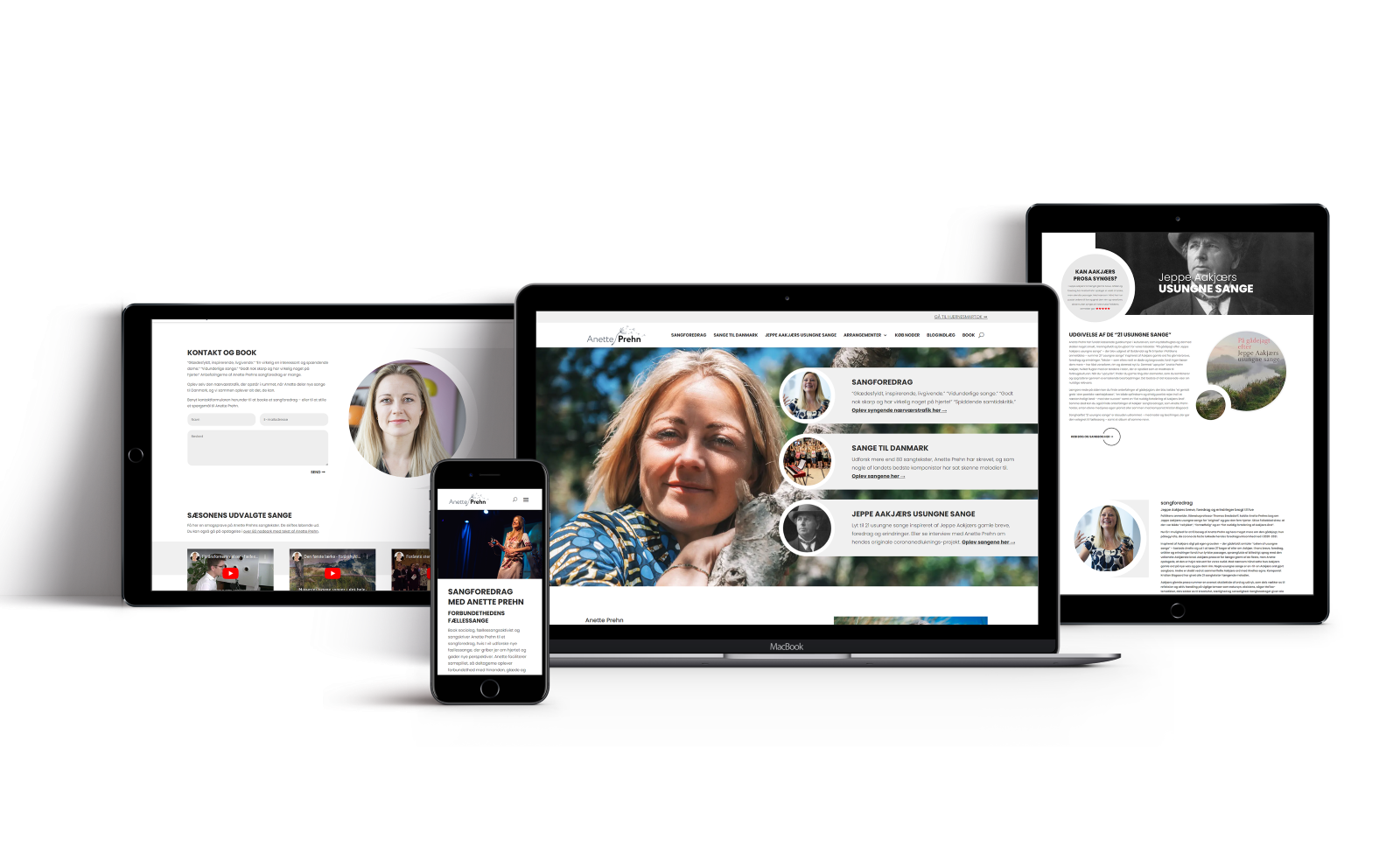 Anette Prehn hjemmeside