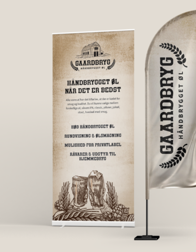 Rollup + Beachflag Mockup grafisk