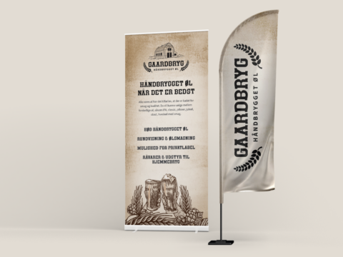 Rollup + Beachflag Mockup grafisk